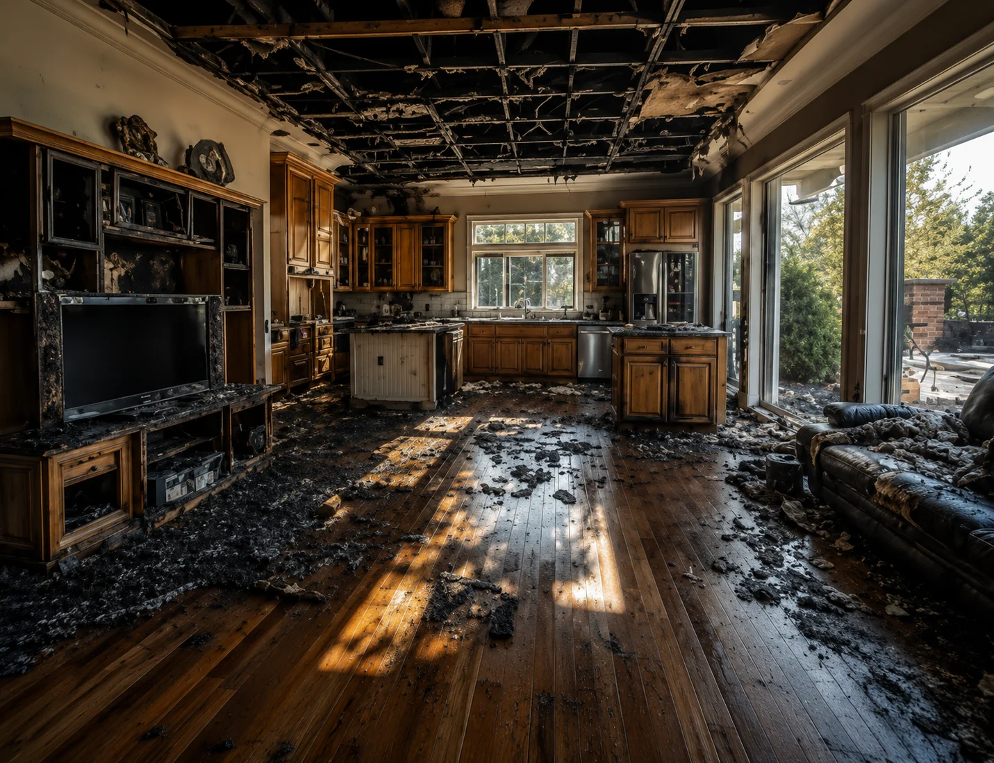 Titan Restoration performing emergency restoration services in Brentwood Tennessee