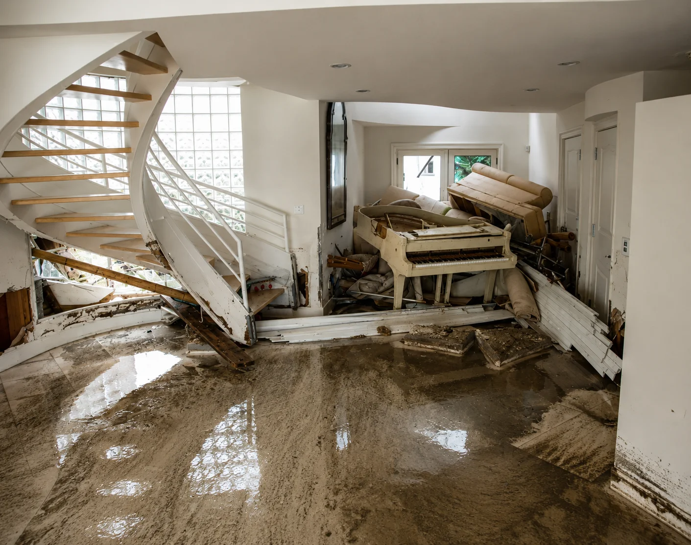 Titan Restoration performing emergency restoration services in Brentwood Tennessee